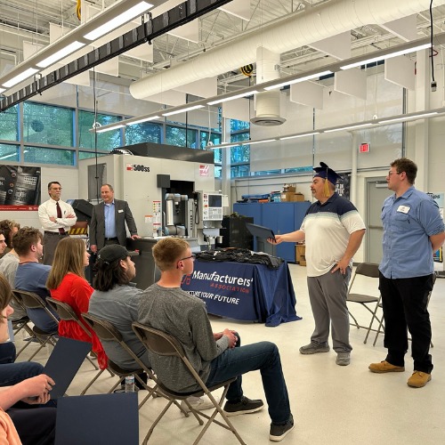 Manufacturers’ Association Highlights Pre-Apprenticeship 2023 Graduates, at Host Thaddeus Stevens Greiner Center for Advanced Manufacturing