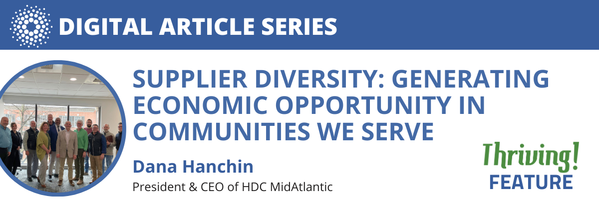Supplier Diversity: Generating Economic Opportunity in Communities We Serve