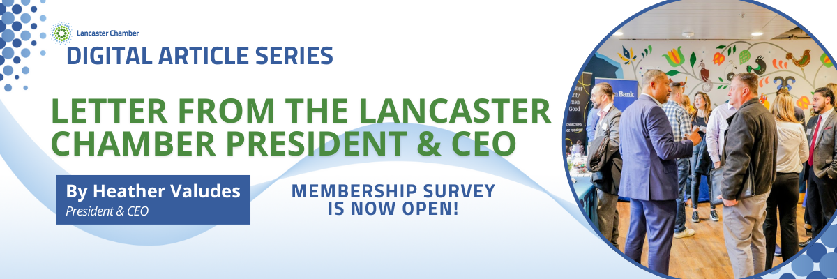 Letter From the Lancaster Chamber President & CEO